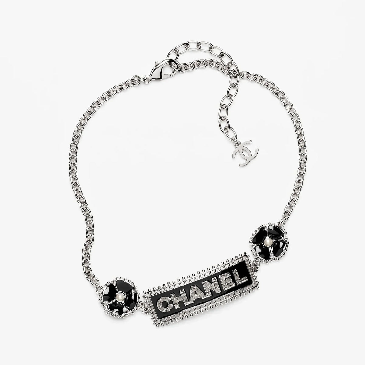 18K  Chanel Resin Diamonds Necklace