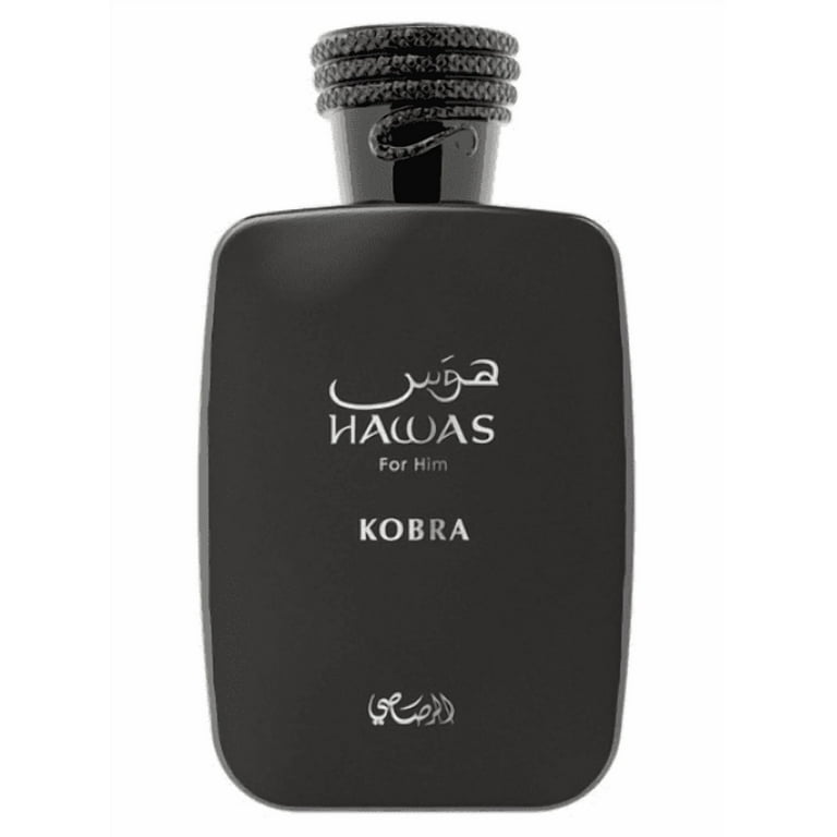 Hawas Kobra for Men Eau De Parfum Spray by Rasasi 100ml/3.4 oz