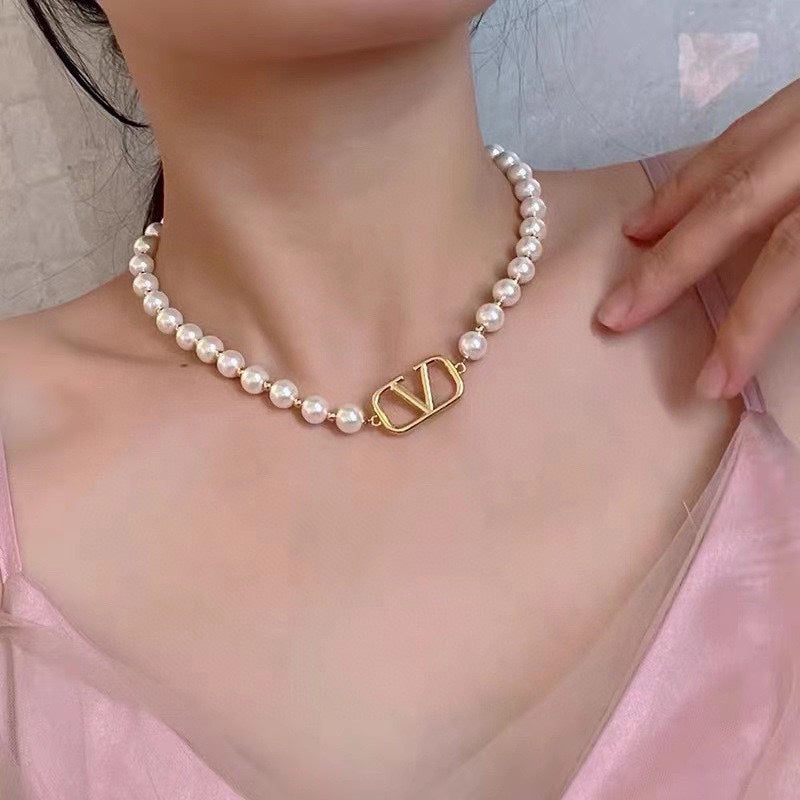 18K Valentino VLogo Signature Necklace