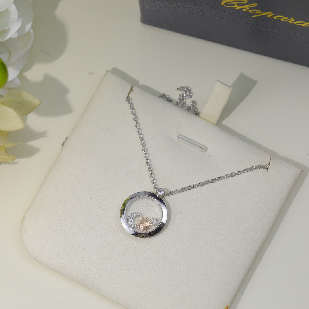 18K Happy Diamonds Pendant Necklace